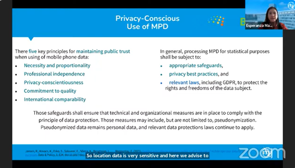 Webinar: The Journey from MPD to Official Statistics