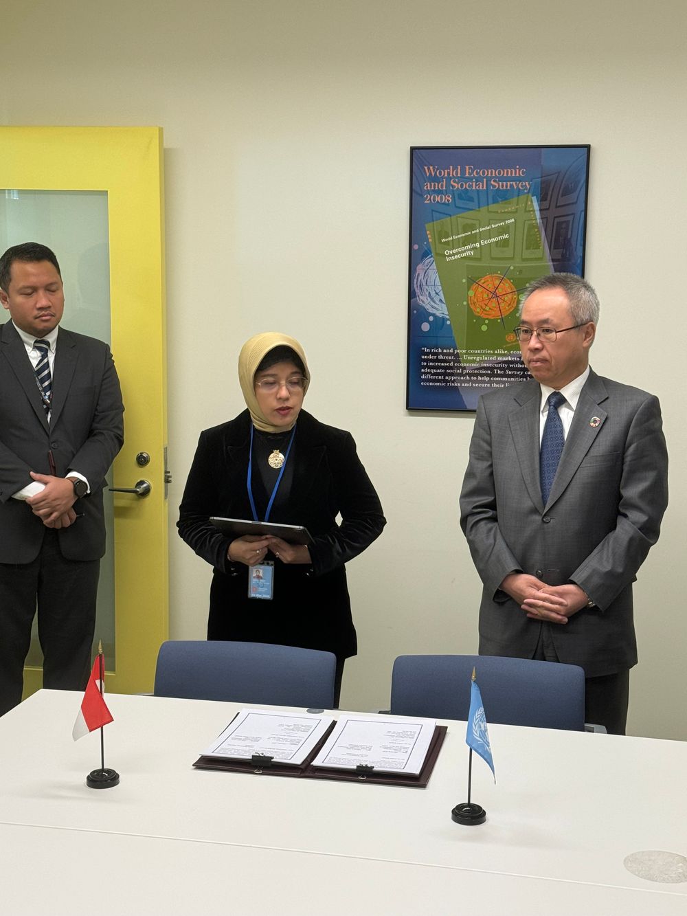 Signing of MoU between BPS and UNDESA