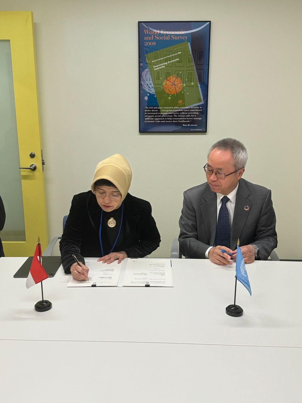 Signing of MoU between BPS and UNDESA