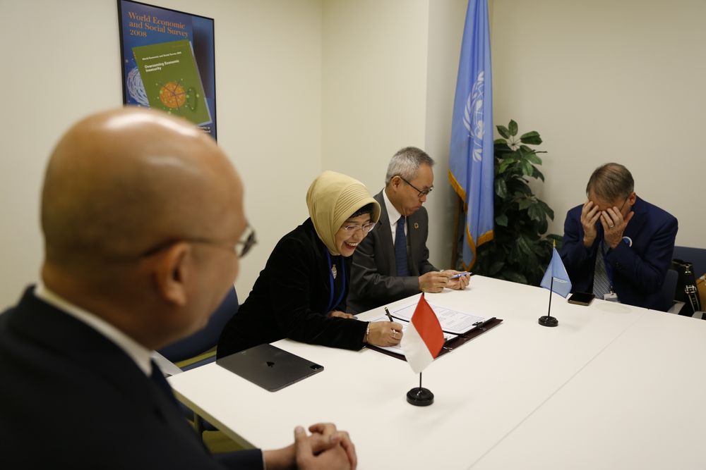 Signing of MoU between BPS and UNDESA