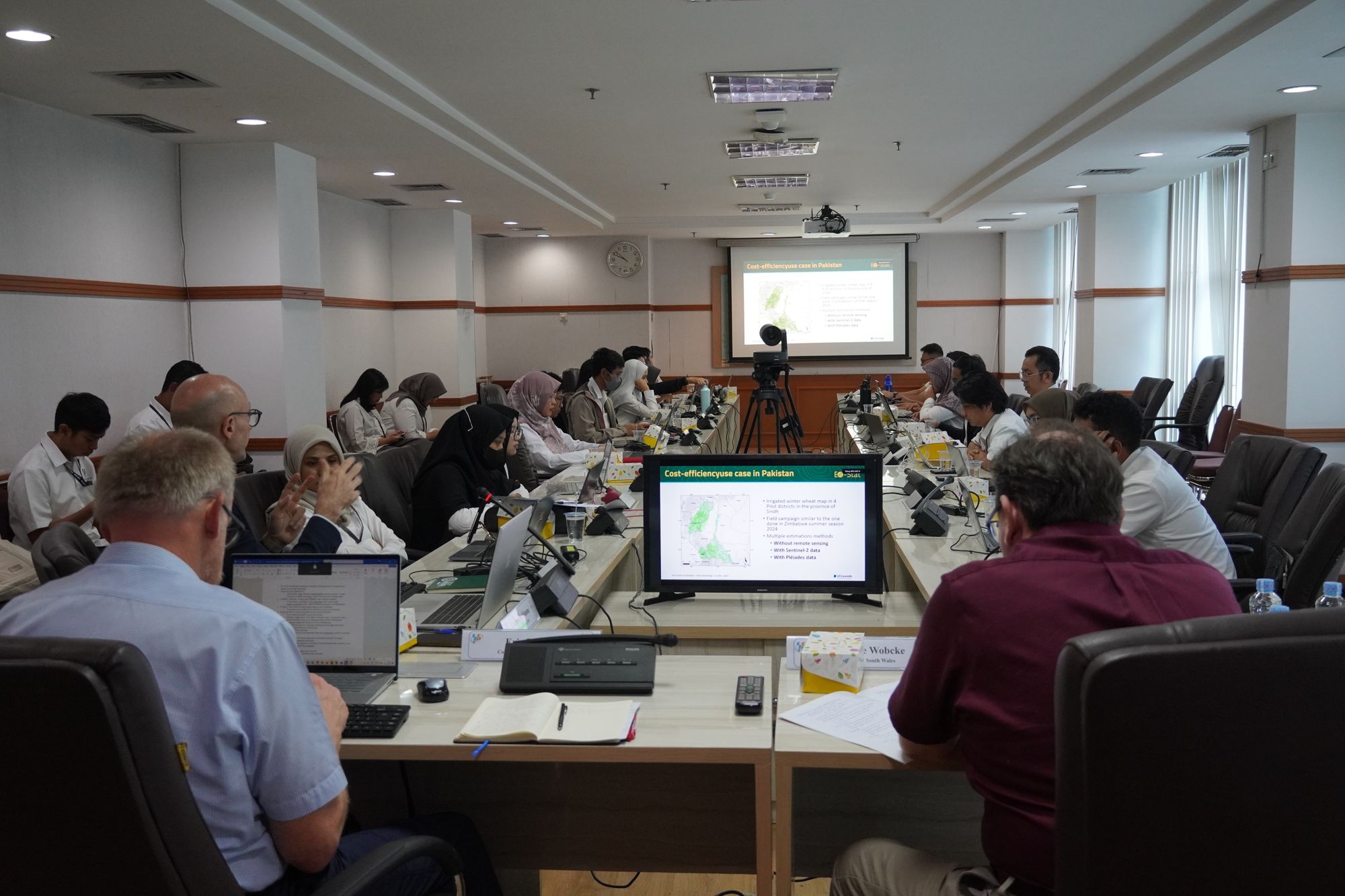 Workshop on utilizing Earth Observation data for rice data calculation